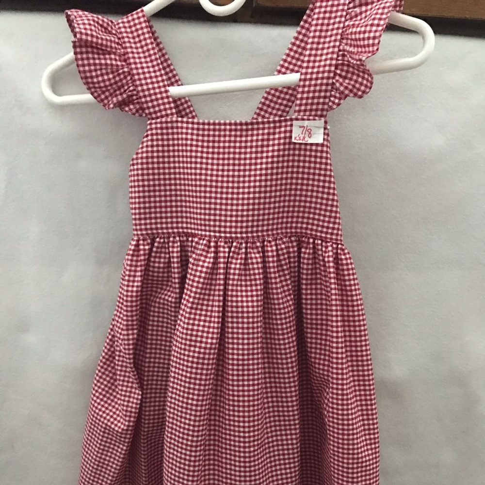 Red checkered Dress by Kelly’s Kids